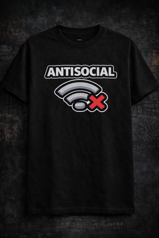 Camiseta “Antisocial WiFi Off”