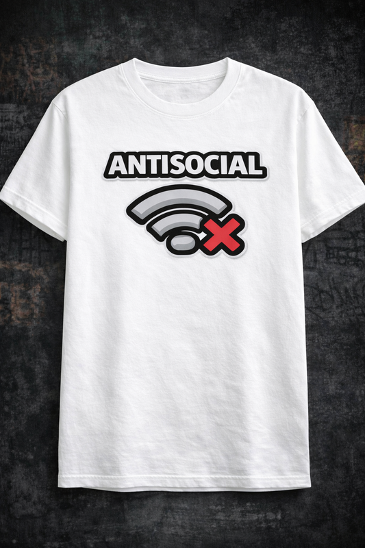Camiseta “Antisocial WiFi Off”